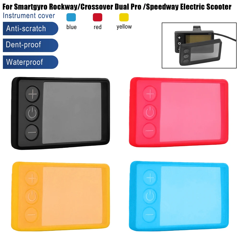 Dashboard Silicone Waterproof Sleeve Panel Protection Cover for SmartGyro Rockway/Speedway Electric Scooter for S886 Ebike Parts