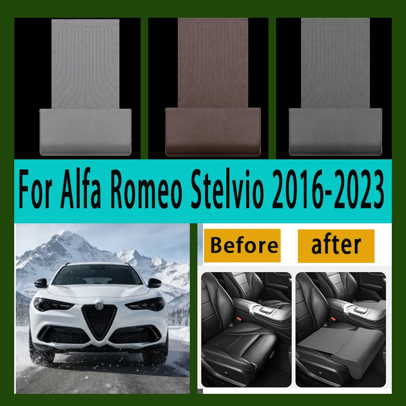 

Для Alfa Romeo Stelvio 2016-2023 2017 2018 2019 2020 удлинительный коврик для поддержки ног автомобильного сиденья, опорный коврик, удлинитель для ног сиденья