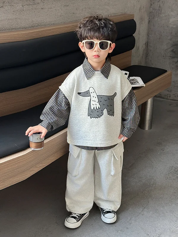 boys-casual-wear-three-piece-set-stylish-spring-clothes-for-little-boys-comfortable-cotton-blend-fabric-long-sleeve-shirt-and