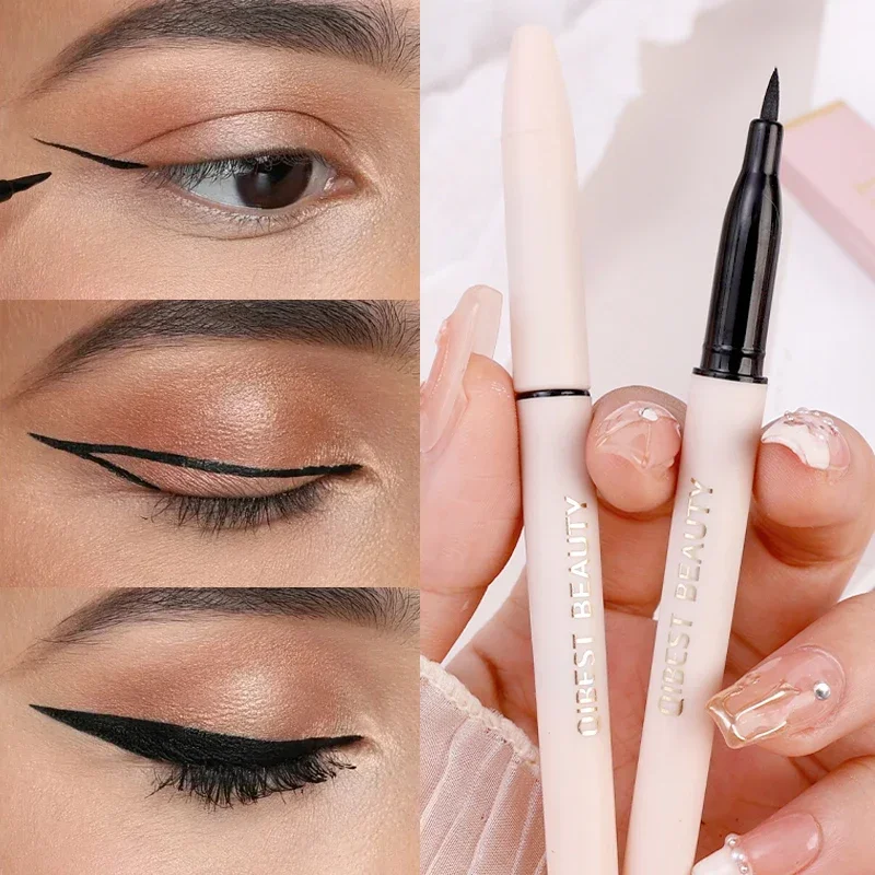 Black Brown Liquid Eyeliner Waterproof Lasting Eye Liner Quick Drying Not Blooming Natural Eyeliner Liquid Pen Cosmetics Tools