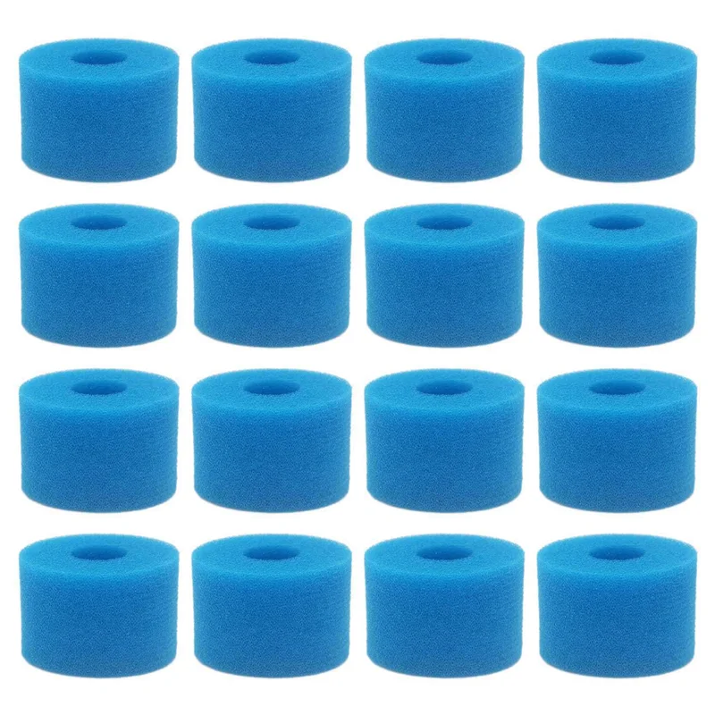 32Pc for Pure Spa Reusable Washable Foam Hot Tub Filter S1 Type