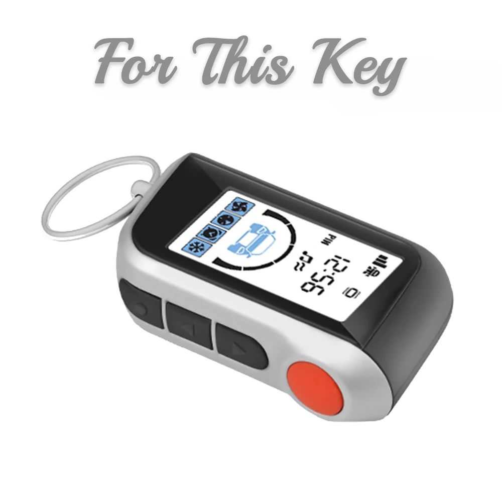 A93 Keychain TPU Cover Key Case Prefect For Starline A93 Two Way Car Alarm Remote Controller A63 LCD Transmitter