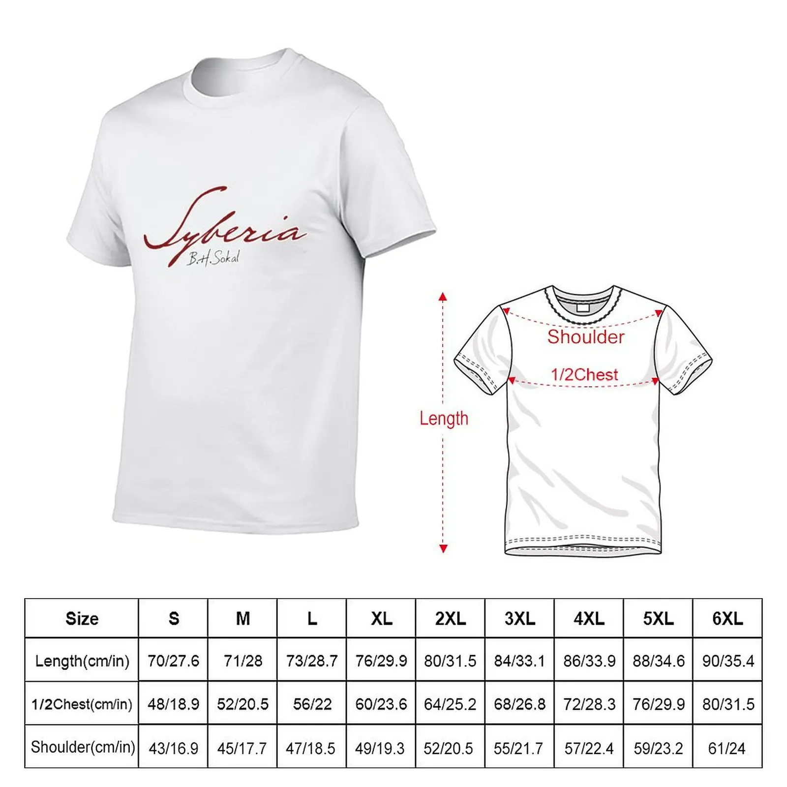 Syberia T-Shirt funny meme t-shirts summer 2026 men t shirts high quality