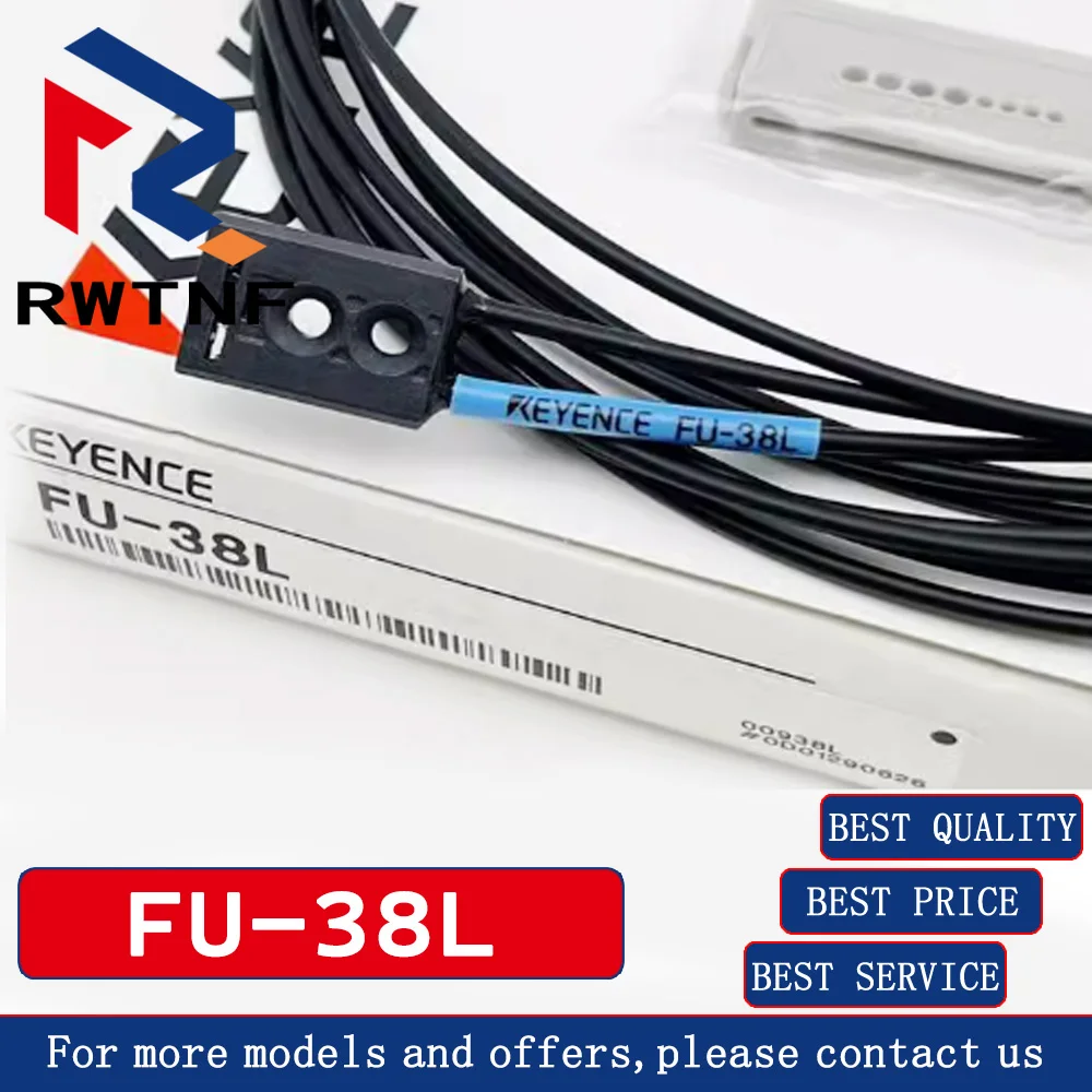 Sensor de fibra óptica KEYENCE FU-38L, accesorios completos, 100% originales