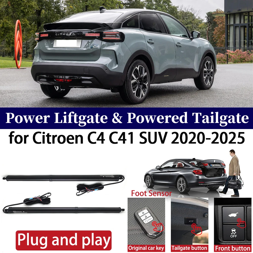 

ZhuCamX for Citroen C4 C41 SUV 2020-2025 Car Auto Power Electric Tailgate Liftgate Lift Trunk Closer System Boot Lift Motor Kit