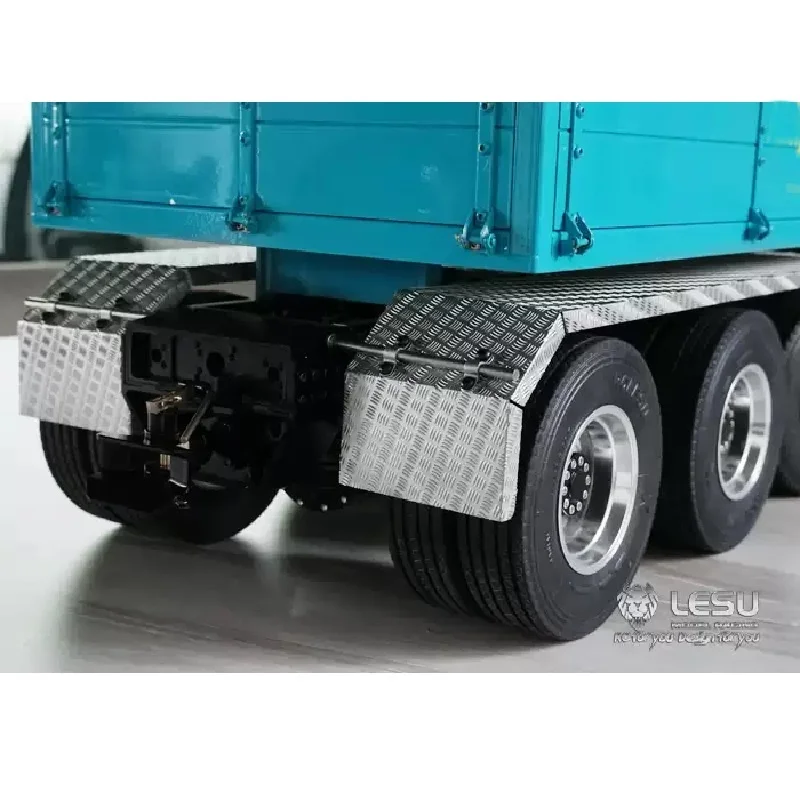 

Запчасти для модели RC LESU, металлические задние брызговики для 1/14 Tamiya, радиоуправляемые грузовики, тракторы, модель автомобиля TH02291, аксессуары для радиоуправления