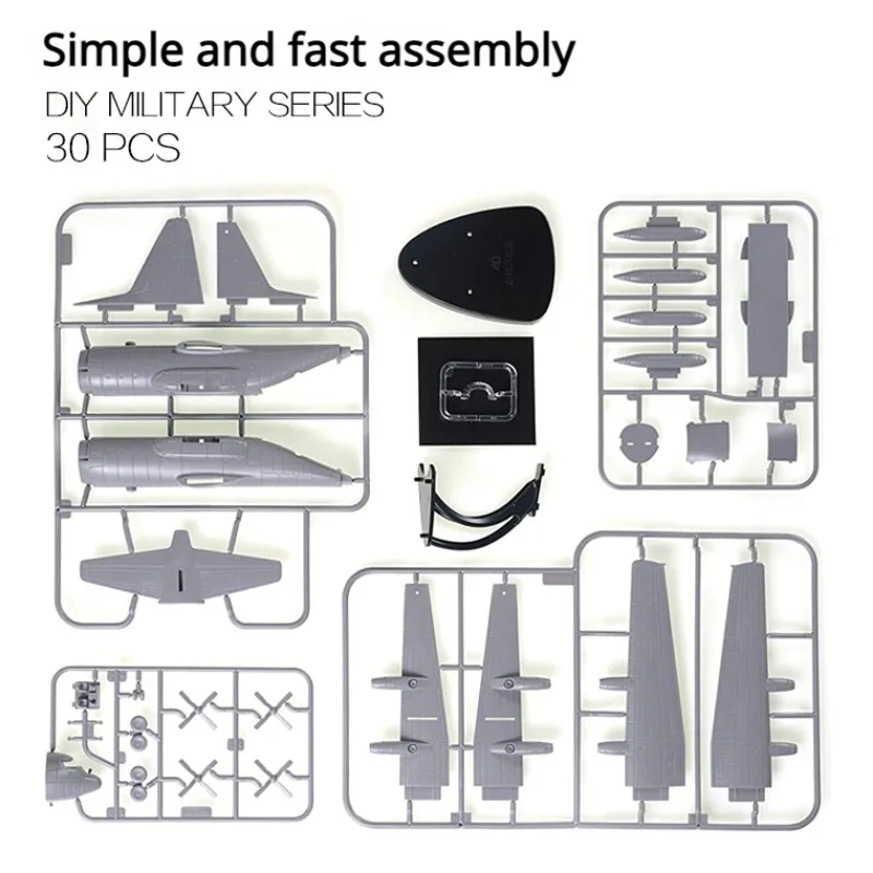 4D 1/144 US C-130 Hercules Transport Aircraft Warplane Toy Easy Assembly Military Model Gift for Boy