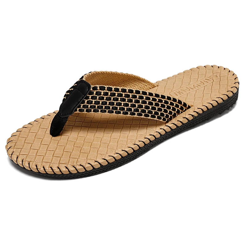 Summer slippers Men's flip-flops Fashion wading beach shoes Light sandals Casual slippers Home bathroom flip-flops men's shoes