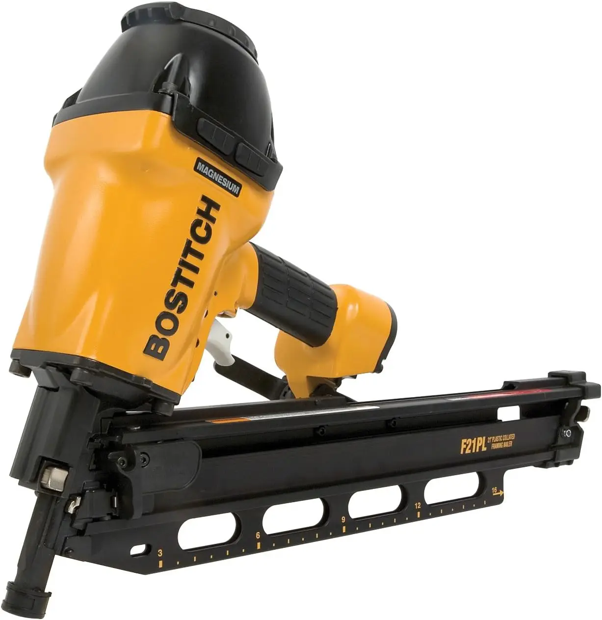 Framing Nailer (F21PL) and Air Compressor Combo Kit The framing nailer features lightweight magnesium design