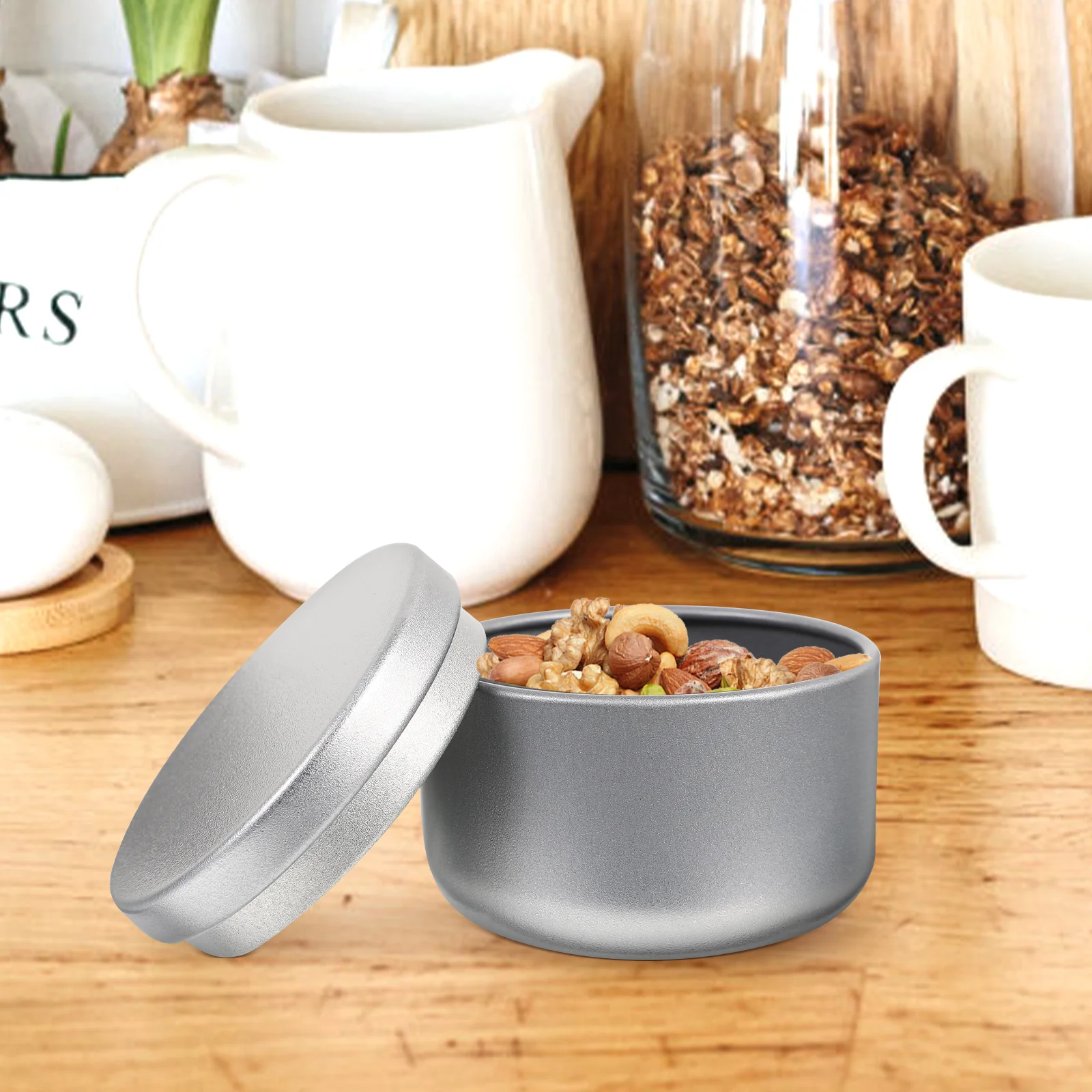 

Containers Airtight Loose Leaf Storage Travel Size Round Jars With Lids Strong Tea Tins For Loose Tea Safe Use