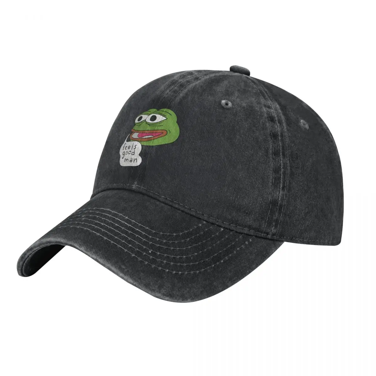 Summer Cap Sun Visor Feels Good Man Racerback Tank Hip Hop Caps Sad Frog Cowboy Hat Peaked Hats