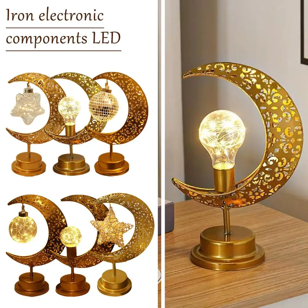 

Moon Lamp, Ramadan Decorations For Home, Eid Mubarak Decorations Crescent Moon Night Light USB, Galaxy Light, Eid Gifts For P4P9