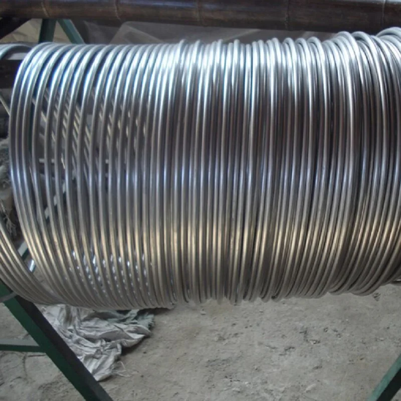 OD2mm to 9.53mm 304 Stainless Steel SS Coiled Tubing/Cooling Tube Factory, Customized Stainless Steel Coil Pipe