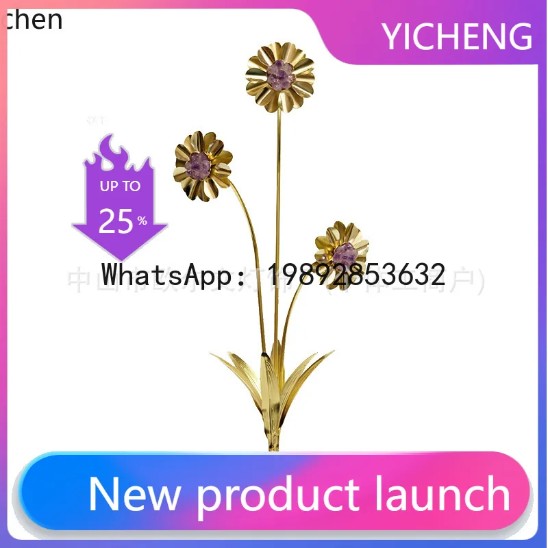 

ZZ ceramic sunflower ornament craft for living room, TV cabinet, entrance hall, office desk decoration, gift