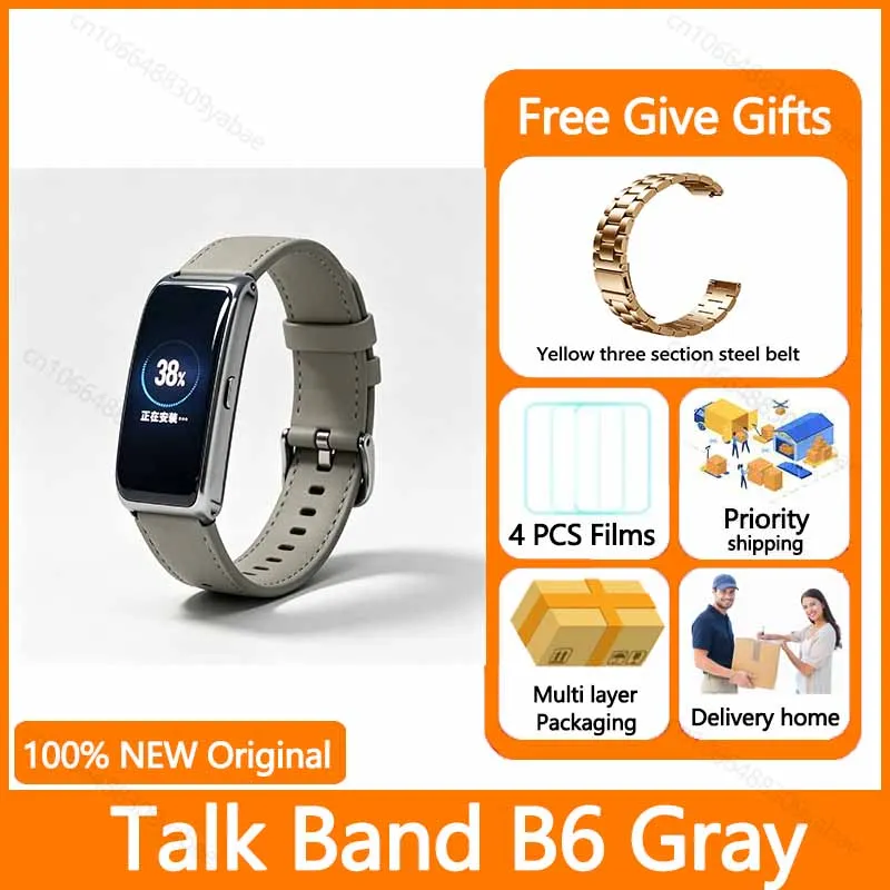 Huawei TalkBand B6 Smart Wristband Bluetooth 5.2 1.53 Inch AMOLED