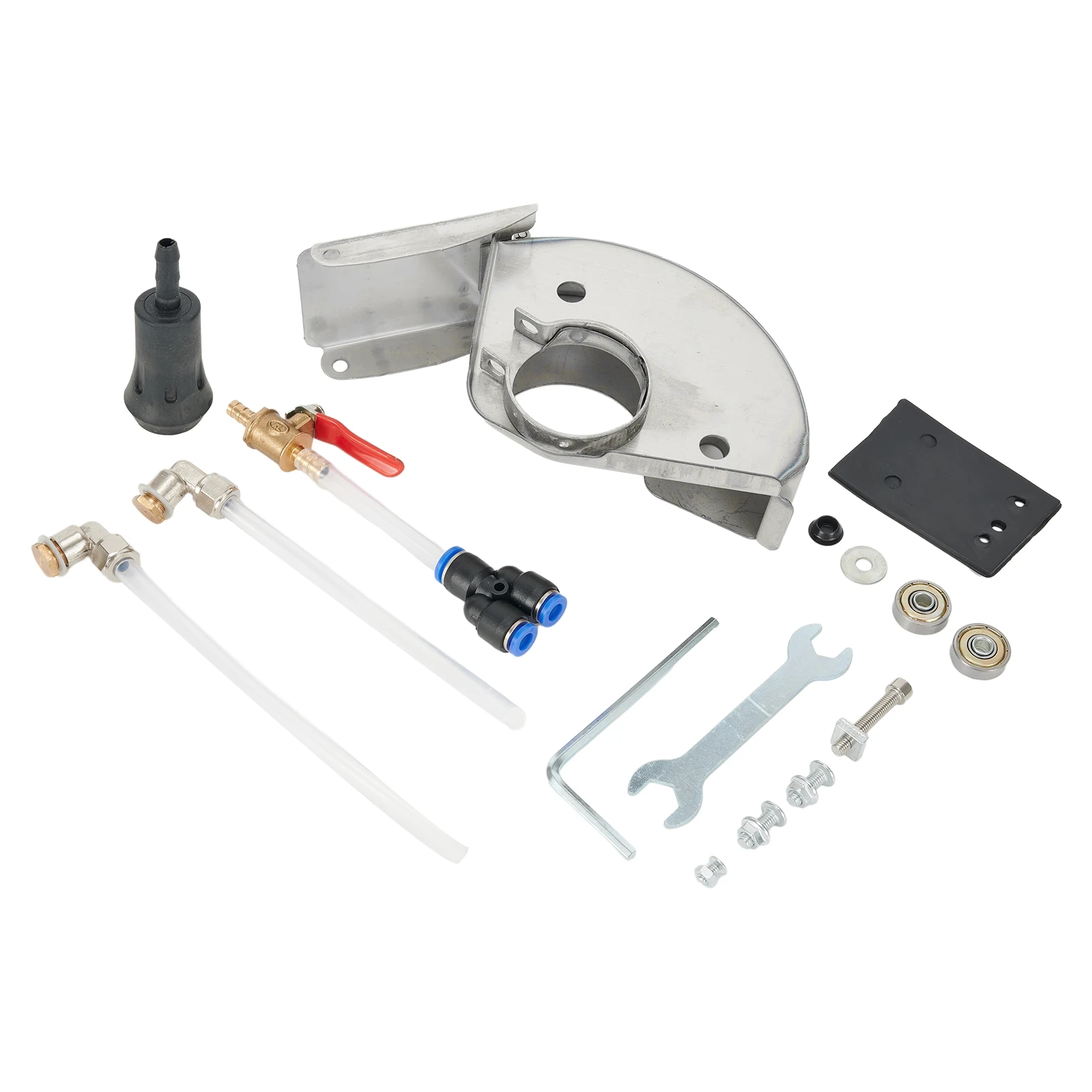 Angle Grinder Shield and Water Slotting Tool Set Stainless Steel Dust Protection for Safe Cutting Applications