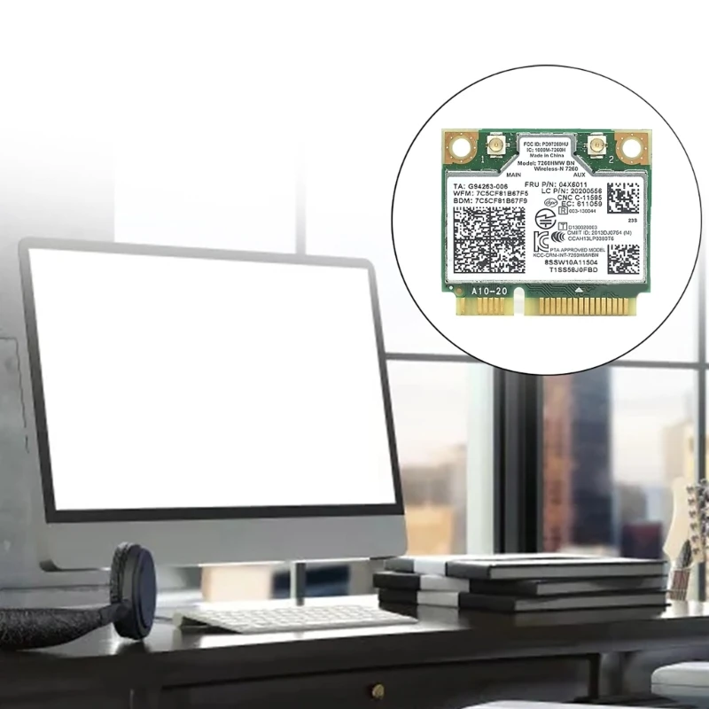 بطاقة لاسلكية 7260HMW 04X6011 2.4Ghz BT4.0 لأجهزة الكمبيوتر المحمولة K4350 K4250 B5400 M5400
