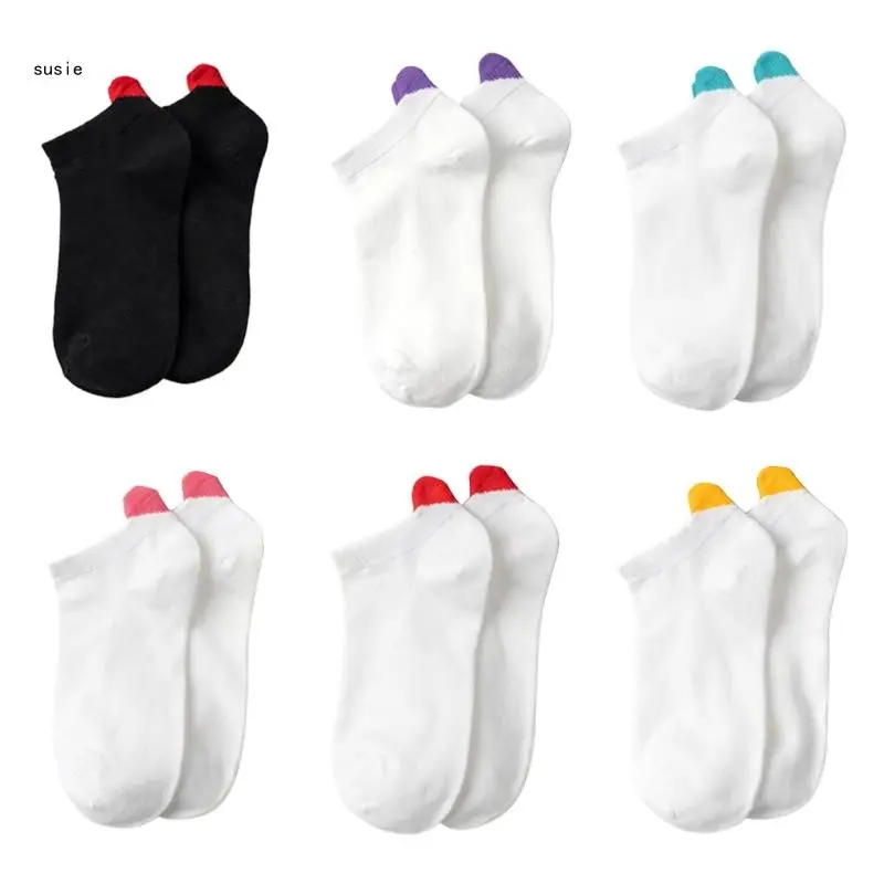 

X7YA Low-cut Sock Anklet Sock JK Sock Short Sock For Women Heart Sock Girl Sock