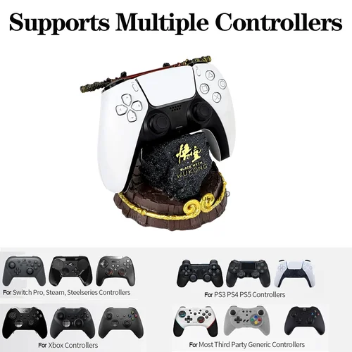 Imagen 2 del producto Soporte para controlador de juego con Base Universal para mando de juegos con tema Ruyi Golden Cudgel Wukong para PS5/xbox/NS/Switch Pro