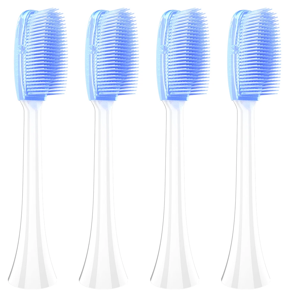 Compatible with Philips Sonicare Electric Toothbrush Replacement Brush Heads, Nano-Silicone Bristles for Sensitive Teeth & Gums