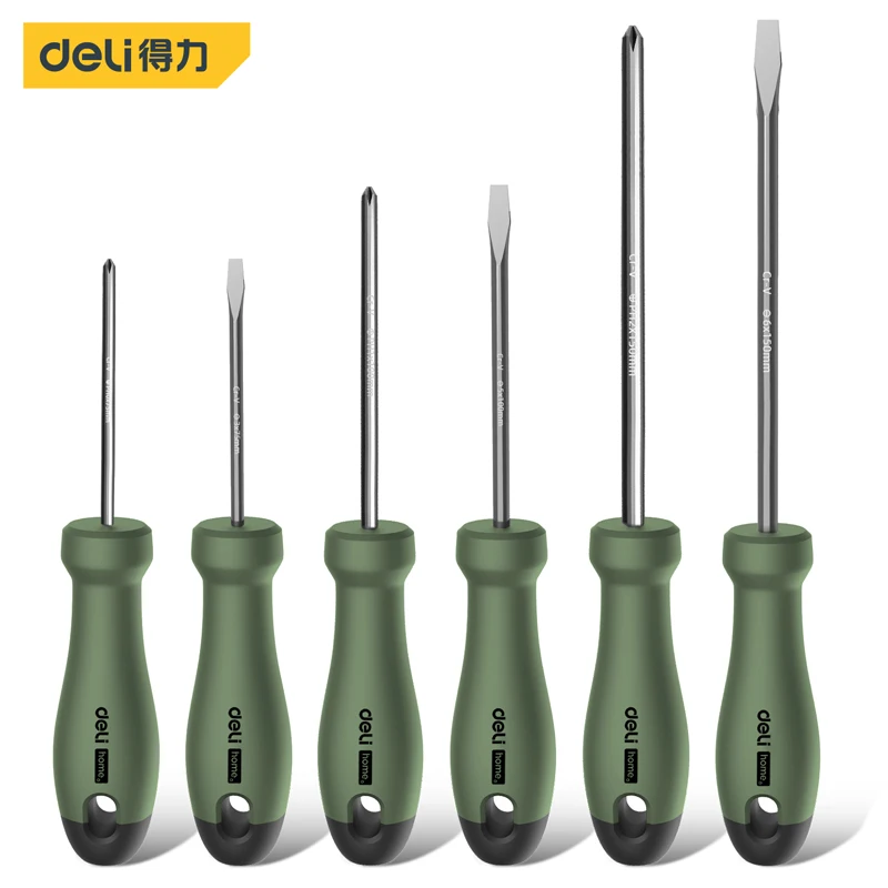 Deli 2/4/6 Pcs Grün Hand Werkzeuge Set Multifunktionale Elektriker Tragbare Werkzeug Sets Haushalts Reparing Kits und Zubehör