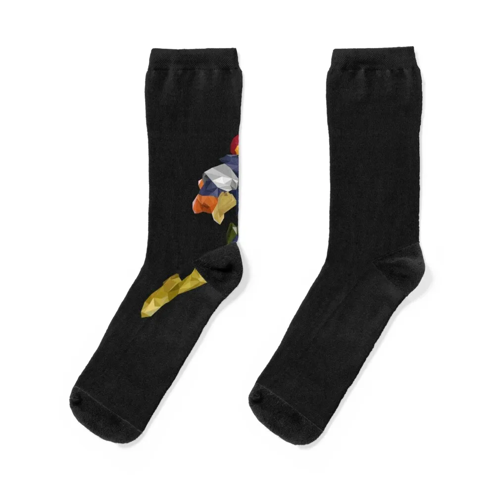 

Captain Falcon Knee Classic T-Shirt Socks bright garter soccer anti-slip FASHION Soccer Socks Man Women's