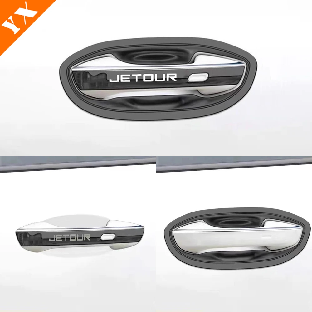 

Аксессуары для Jetour dashing 2025 2026, крышка дверной ручки автомобиля из нержавеющей стали, защитная панель ручки, устойчивая к царапинам крышка ручки