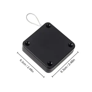 Punch Free Automatic Sensor Door näher, schwarzes Abschaltgerät, ohne Bohrung, Teleskop -Schiebetür, 1PC 6 Hauptverkaufsrinnen für Schiebetüren - №5