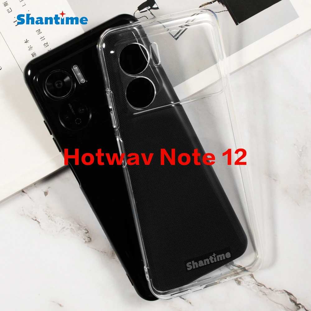 Case for Hotwav Note 12 TPU Shockproof Rubber Cover Protective Bumper Flexible Shell for Hotwav Note 12