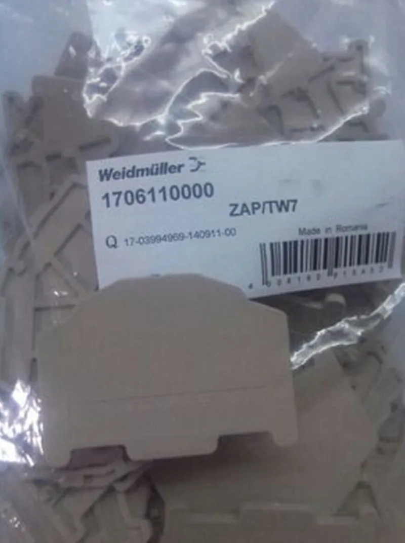 ZAP/TW7  Ramp type terminal baffle 1706110000 connector 100pcs