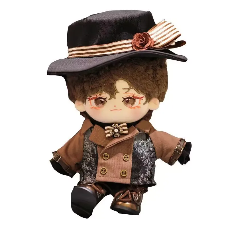 "Rimu Evening News، ملابس دمى قطنية 20 سم مجموعة ملابس دمى لطيفة على الطراز الأوروبي قميص وقبعة" رسام المباحث #6