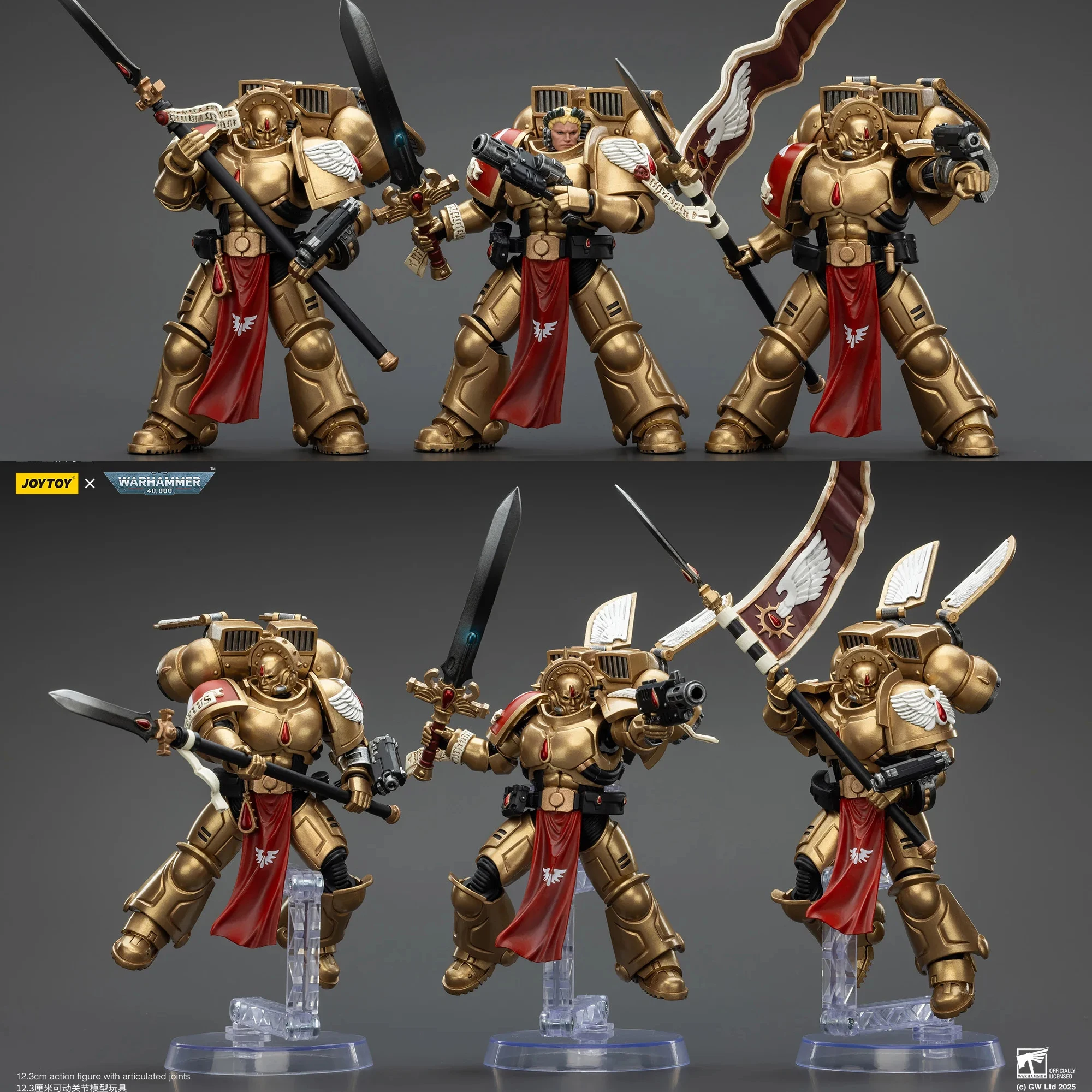 

JOYTOY Warhammer 40K 1/18 Blood Angels Sanguinary Guard Soldier JT01840 JT01857 JT01864 Action Figure Model Dolls