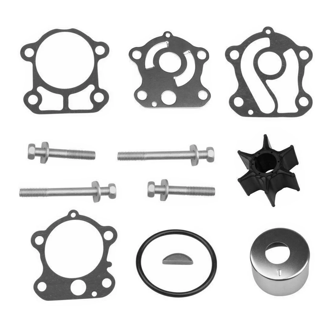 

Outboard Water Pump Impeller Repair Kit 67F-44352-00 67F-44323-00 Fit for Yamaha 80hp 90hp 100hp 67F-W0078-00-00 90119-08M13