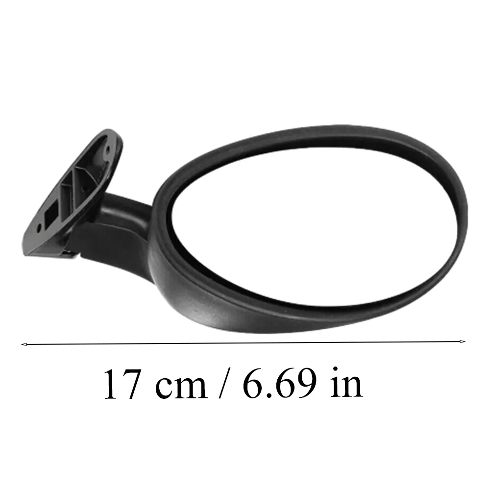 2Pcs Door Side Wing Rearview Mirror Glass Universal Classic Retro Style California Racing Rearview Mirror