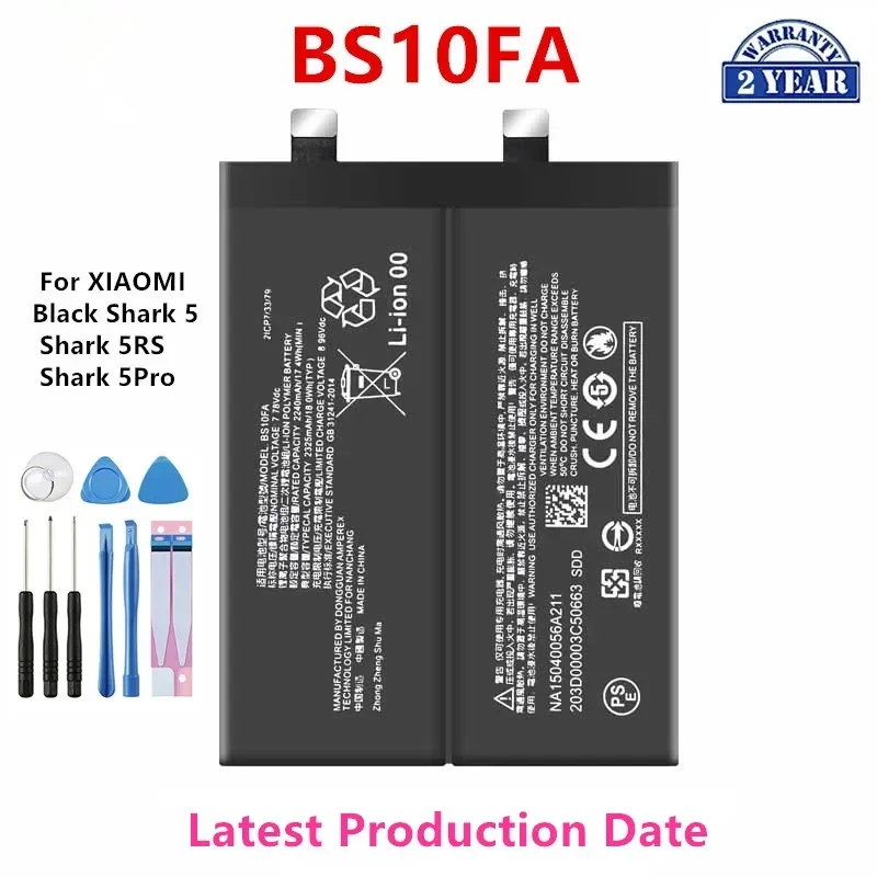 Orginal  BS01FA  BS08FA BS06FA BS05FA BS10FA Battery For Xiaomi Black Shark 5 5RS 5Pro Shark 4 4Pro 3 3S 3Pro Shark 1