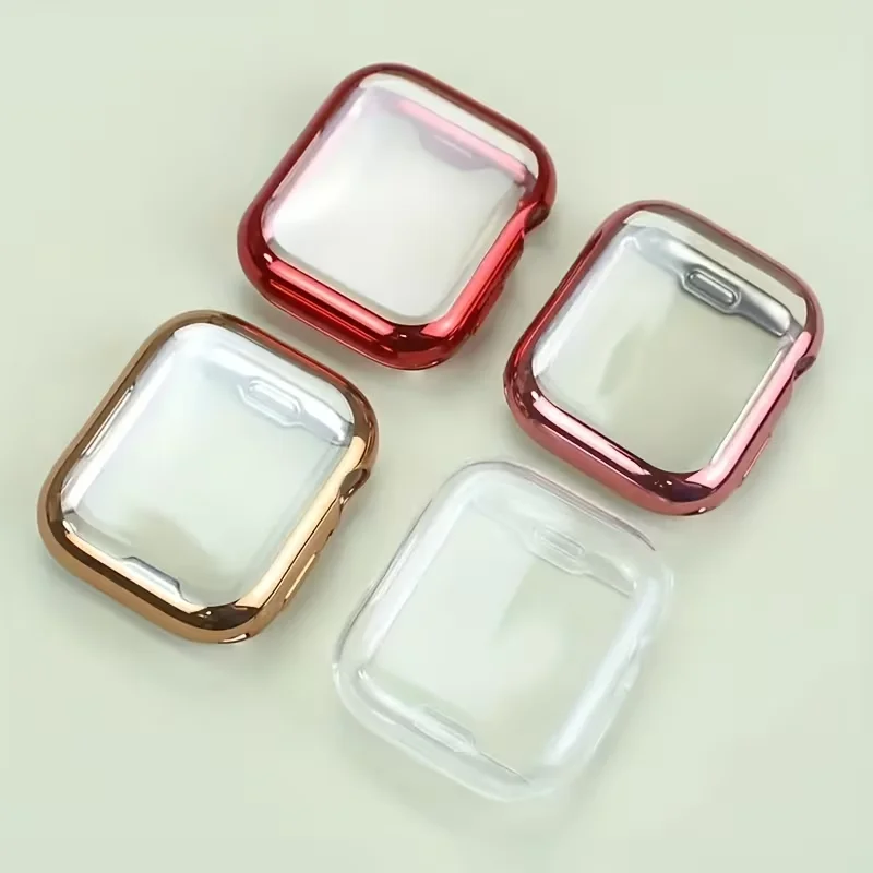 TPU-Displayschutzfolie für Apple Watch Series 11 10 9 8 7 SE 6 5 4 41mm 44mm 40 45mm 42 46mm Stoßfänger iWatch Hüllen Zubehör