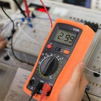 EU Plug Soldering Iron Kit Multimeter Professional Electronic DIY Kits Adjustable Temperature Hot Pen Soldering Iron Pyrography