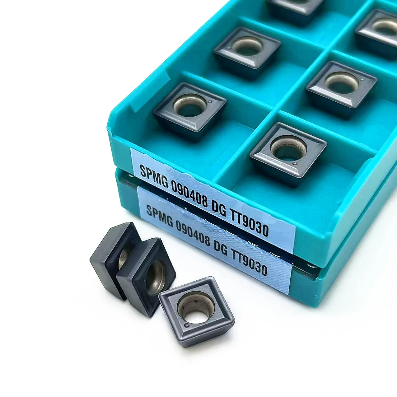 Inserti in metallo duro SPMG090408 DG TT9030 utensili per tornio CNC utensile per tornitura di fresatura SPMG090408 DG TT8020 U inserto per trapano SPMG090408 DG