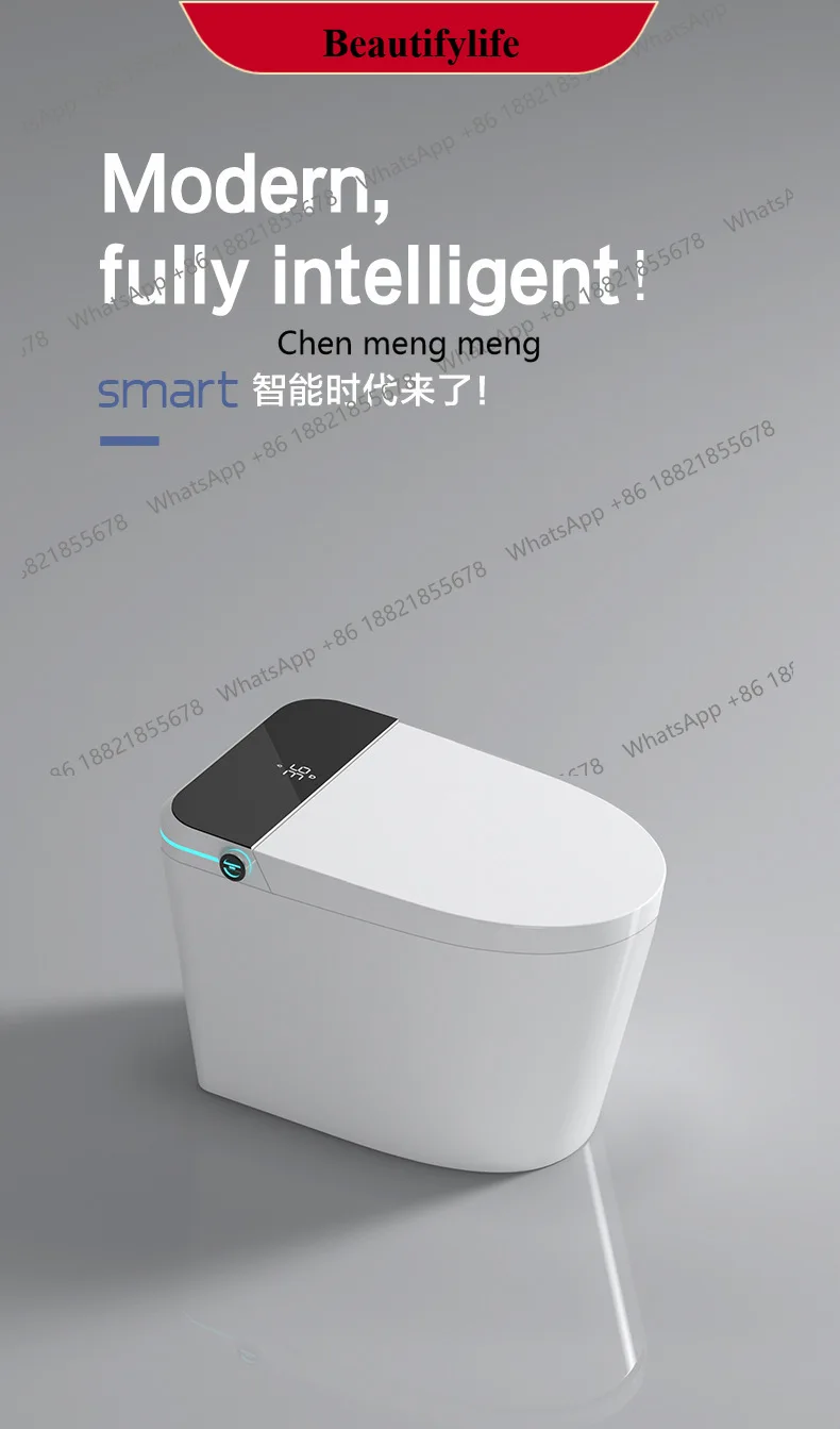 

E153 Smart toilet integrated drying siphon toilet remote control toilet intelligent induction