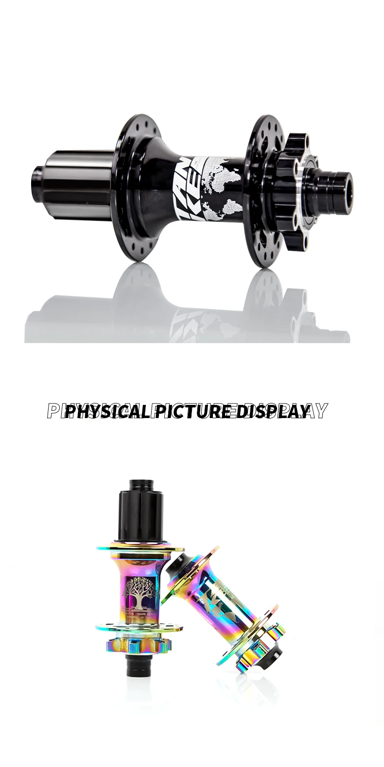 TANKE TH490 Boost Mountainbike-Nabe 32H 120 Klick 6 Sperrklinken 3 Zähne 4 Lager Steckachse MTB Scheibenbremsnabe 12x148 15x110 7-12 Gang – Detail 11