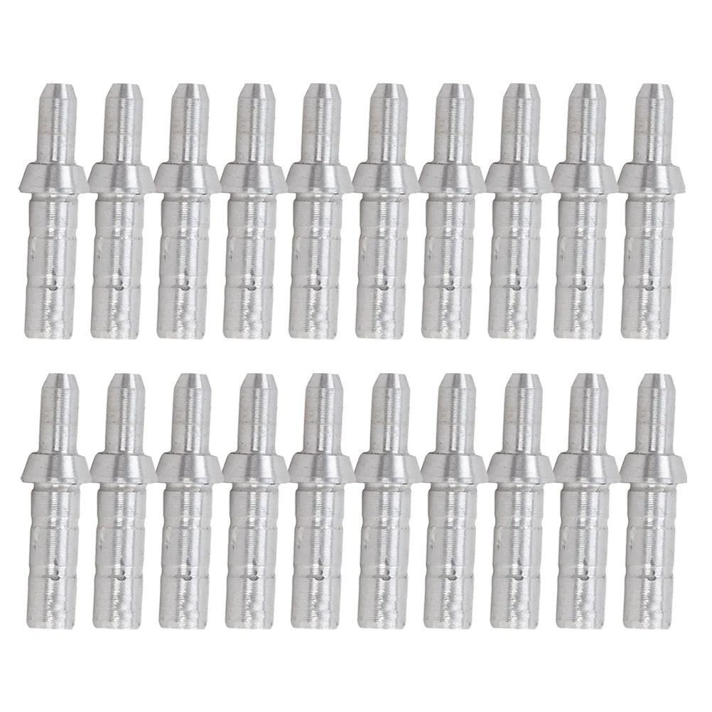 

1 Pack 20pcs Hunting Archery Arrows Arrow Tail Aluminum Arrow Archery Hunting Compound Bow Arrow (Silver）