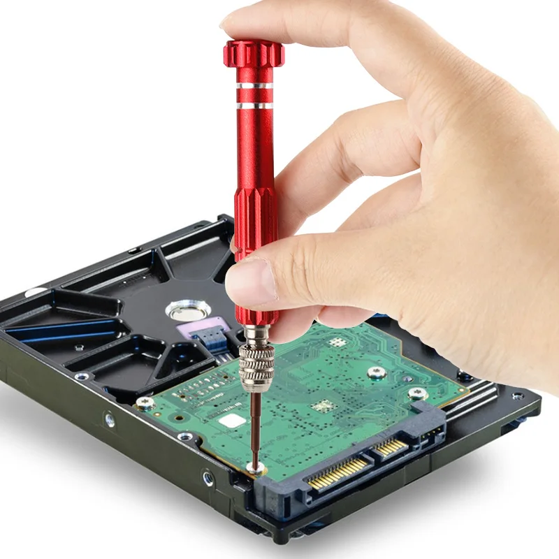 Juego de cabezales de destornillador de desmontaje 5 en 1, Kit de herramientas de reparación de teléfonos móviles, juego completo de destornilladores para reparación electrónica