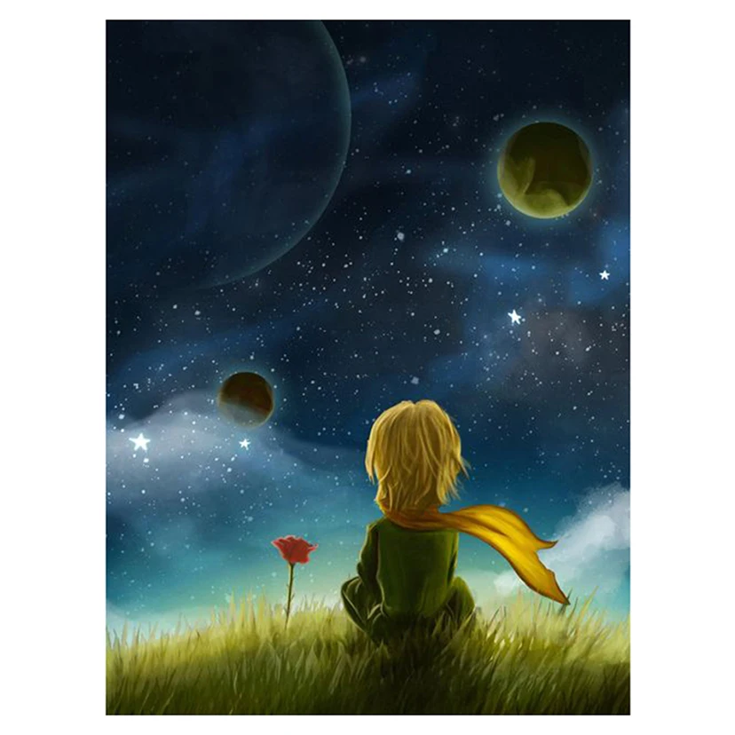 

5D DIY "Little Prince" Full Square/Round Drill Diamond Painting Embroidery Cross Stitch Diamond Mosaic Home Decor Gift AA0121