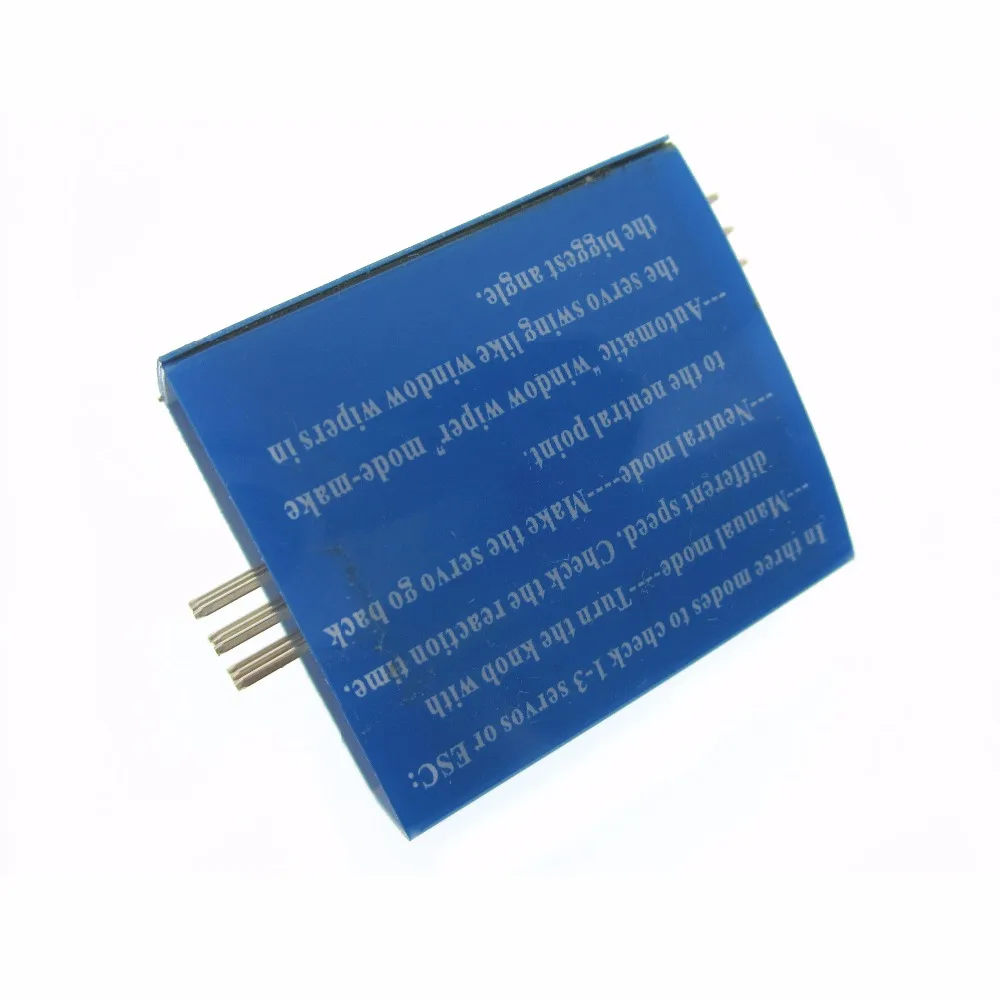 10pcs/lot Servo Tester Gear Test CCPM Consistency Master Checker 3CH 4.8-6V with Indicator Light