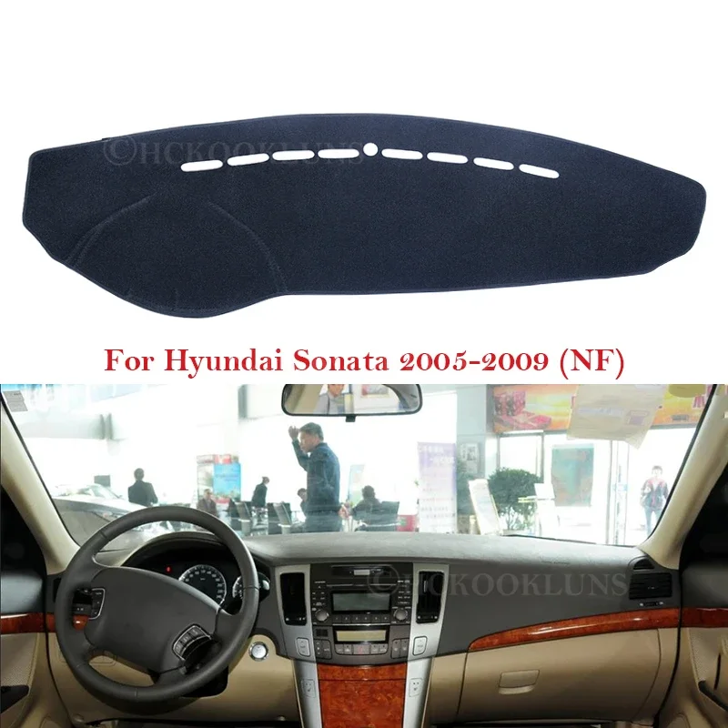 Dashboard Cover Protective Pad for Hyundai Sonata NF 2005 2006 2007 2008 2009 Car Accessories Dash Board Sunshade Carpet Rug