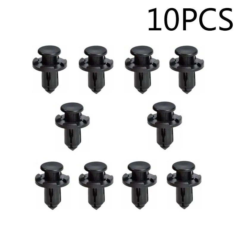 Parachoques de motor negro para Subaru Impreza Forester, 10 unids/set, Clip de nailon para coche 909140007, práctico, el más nuevo, alta calidad