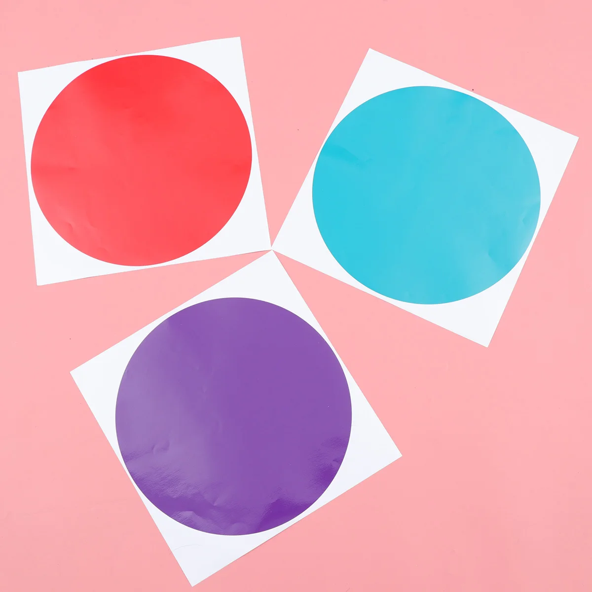 12Pcs Circular Dry Erase Stickers Big Self-Adhesive Message Board Label for Kitchen Office Memo Reminder Sticking Reminder