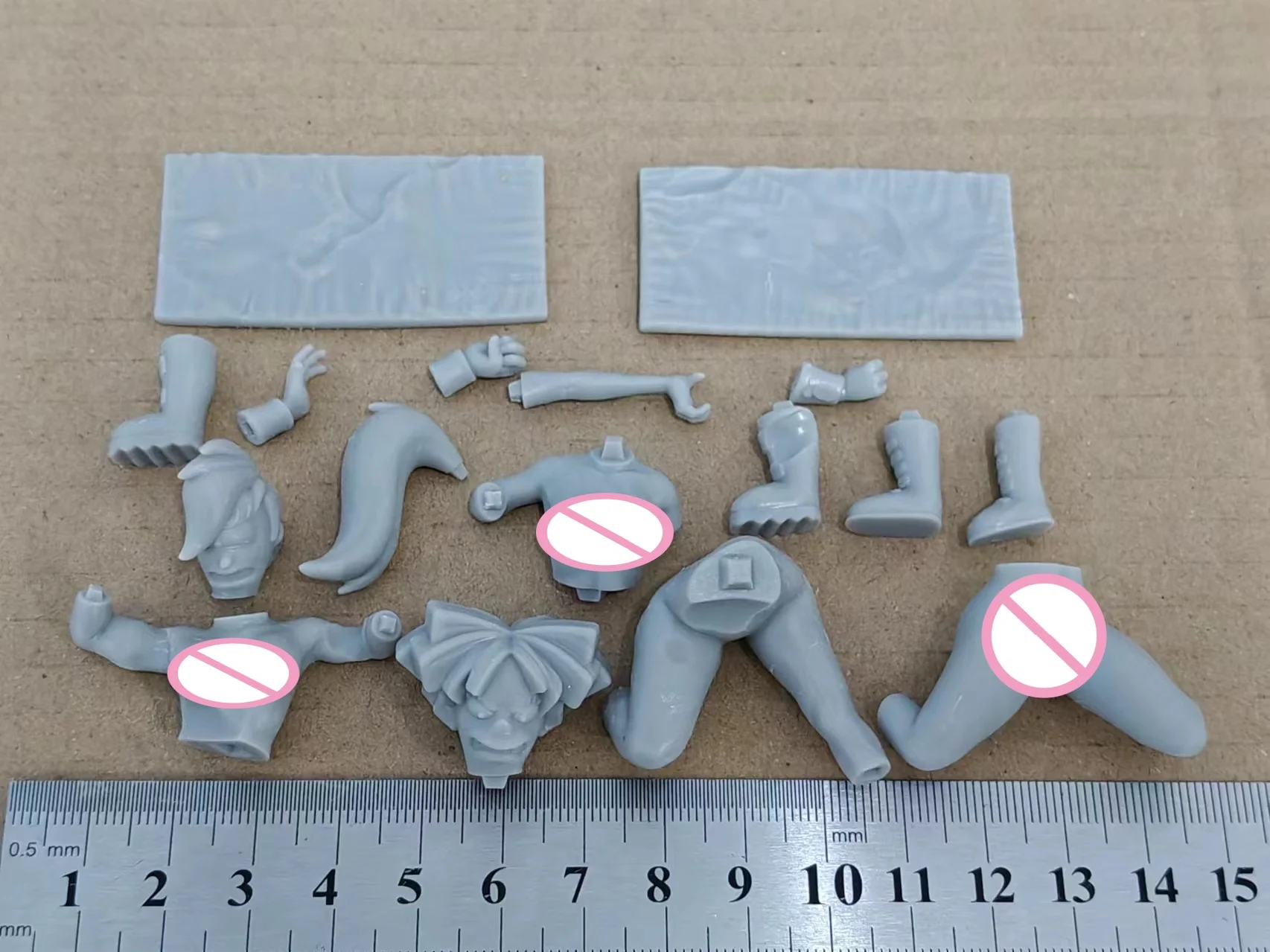 1/24 Schaal Hars beeldje Leela Amy Wong Nsfw DIY Twee versies Model Kit Ongemonteerd Ongeverfd Sculptuur speelgoed