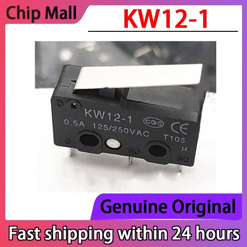 

10 шт. новый дорожный переключатель KW12-1 с 3-контактной ручкой, микросенсорной кнопкой и переключателем Jog KW12-1 на складе