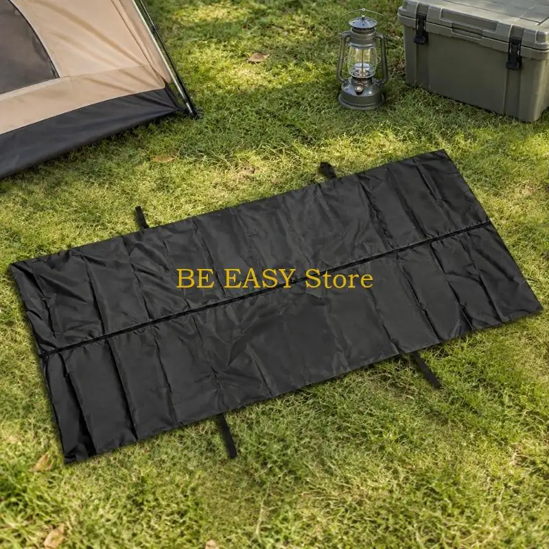 E28F Funeral Service Transfer Pouch with 210D Fabric and Central Closure, Designed to Fold for Temporary Decedent Transportation